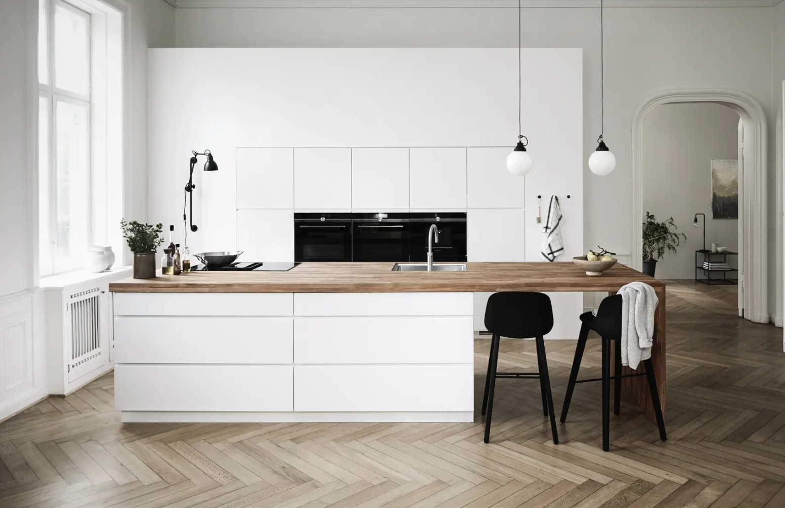 Cocina Escandinava Moderna - Reforma de cocina Barcelona - Reformes Bonilla